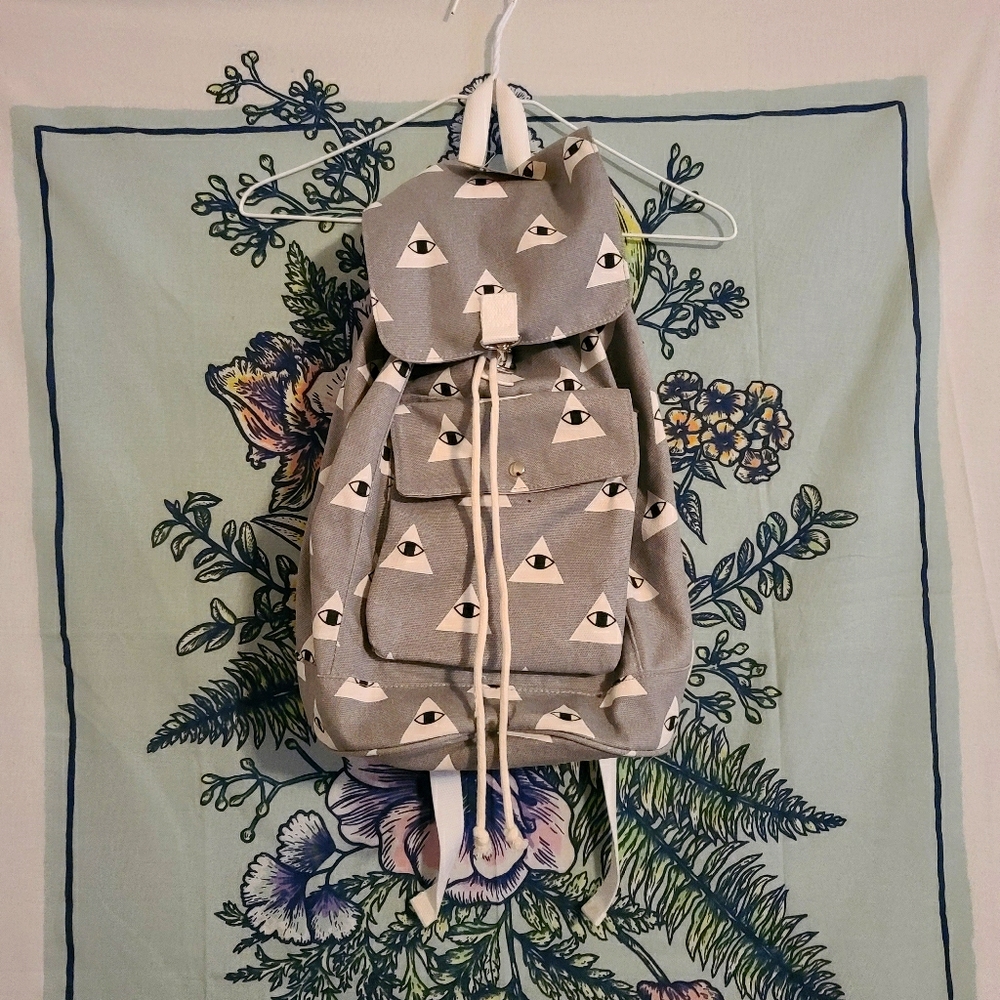 Evil Eye Illuminati backpack